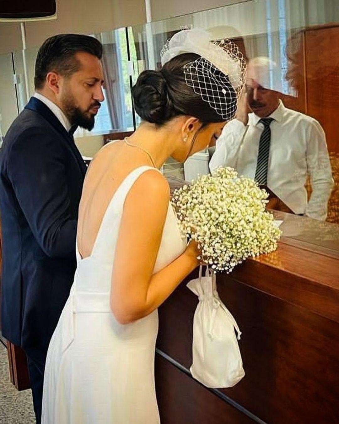 Öykü Gürman Bakıda ərə getdi - FOTOLAR